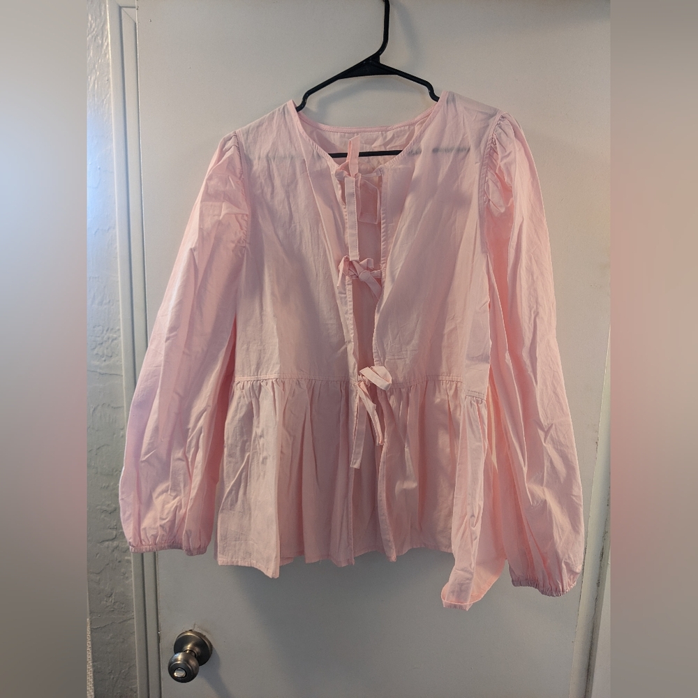 Tie Front Blouse